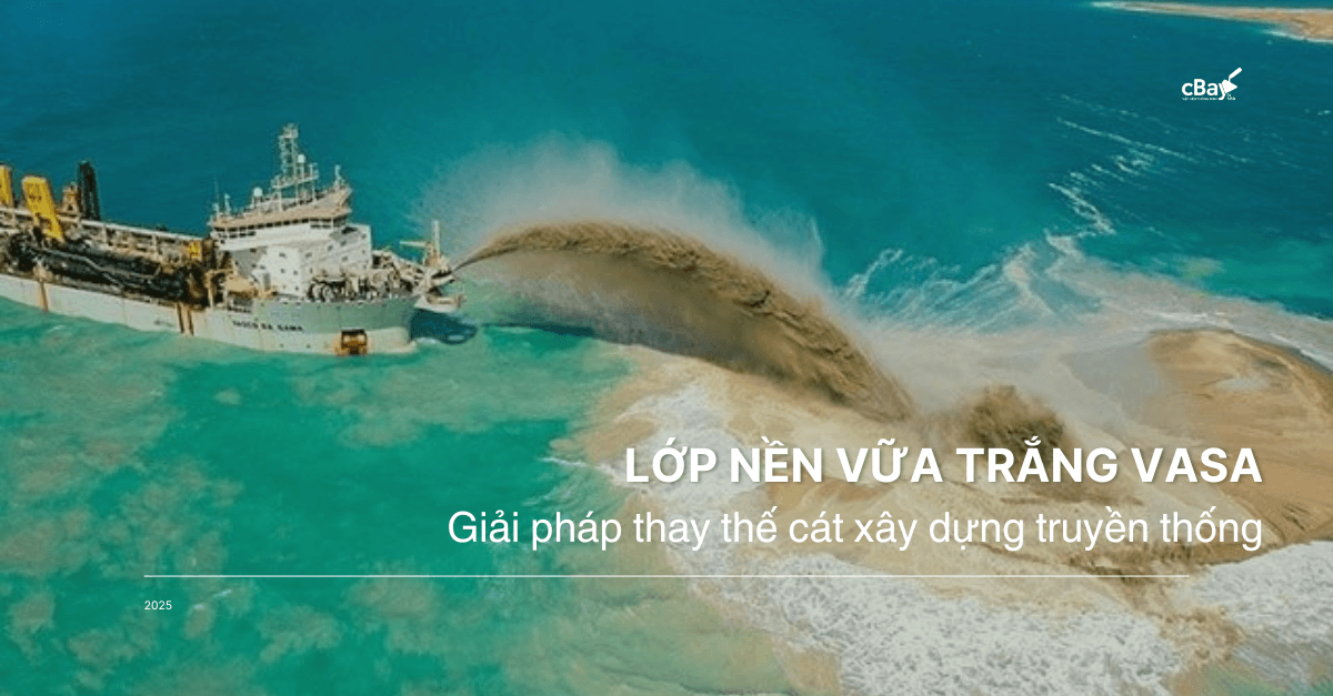 Lớp nền vữa trắng VASA - Giải pháp thay thế cát xây dựng truyền thống